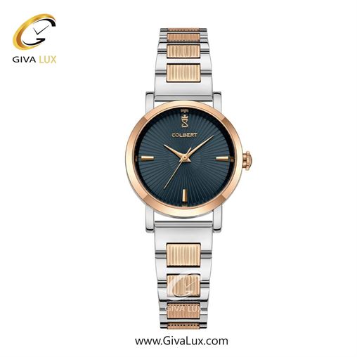ساعت مچی اورجینال زنانه کلبرت COLBERT رزگلد | رزگلد-نقره ای| سرمه ای| کد رفرنس 0336L