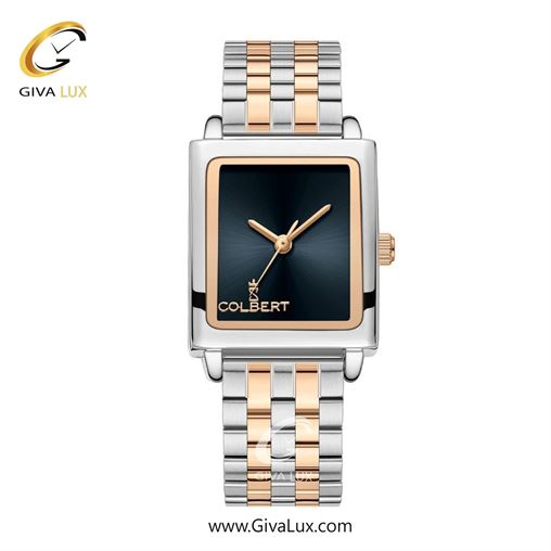 ساعت مچی اورجینال زنانه کلبرت COLBERT رزگلد-نقره ای | رزگلد-نقره ای| سرمه ای| کد رفرنس 0337L