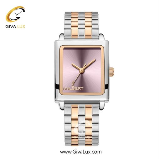 ساعت مچی اورجینال زنانه کلبرت COLBERT رزگلد-نقره ای | رزگلد-نقره ای| بنفش| کد رفرنس 0337L