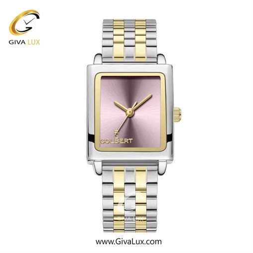 ساعت مچی اورجینال زنانه کلبرت COLBERT طلایی-نقره ای | طلایی-نقره ای| بنفش| کد رفرنس 0337L