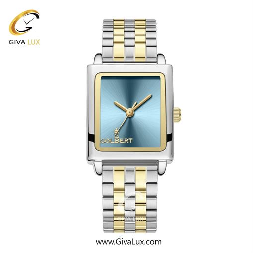 ساعت مچی اورجینال زنانه کلبرت COLBERT نقره ای-طلایی | نقره ای-طلایی| آبی| کد رفرنس 0337L