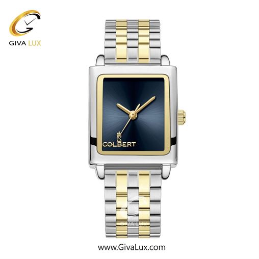 ساعت مچی اورجینال زنانه کلبرت COLBERT نقره ای-طلایی | نقره ای-طلایی| سرمه ای| کد رفرنس 0337L