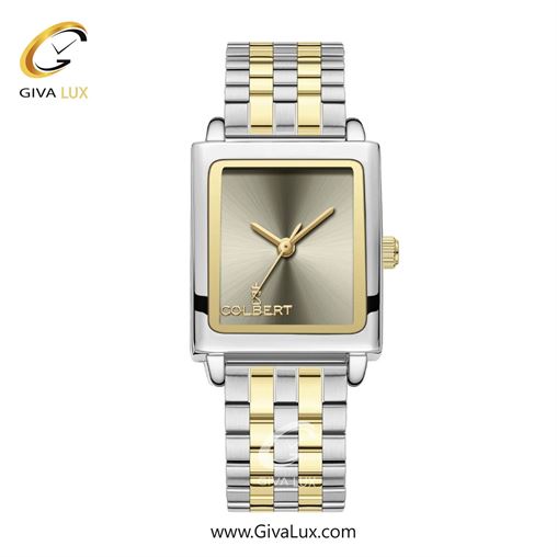 ساعت مچی اورجینال زنانه کلبرت COLBERT طلایی-نقره ای | طلایی-نقره ای| خاکی| کد رفرنس 0337L