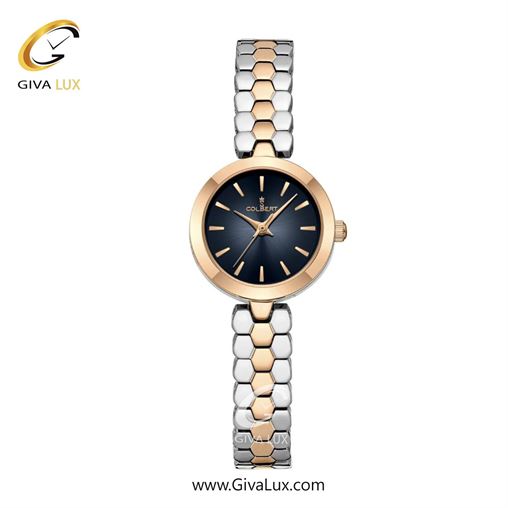 ساعت مچی اورجینال زنانه کلبرت COLBERT رزگلد | نقره ای-رزگلد| سرمه ای| کد رفرنس  0340L