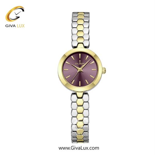 ساعت مچی اورجینال زنانه کلبرت COLBERT طلایی | نقره ای-طلایی| بادمجانی| کد رفرنس 0340L