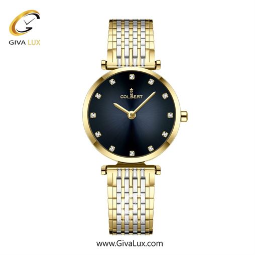 ساعت مچی اورجینال زنانه کلبرت COLBERT طلایی | نقره ای-طلایی| سرمه ای| کد رفرنس 0341L