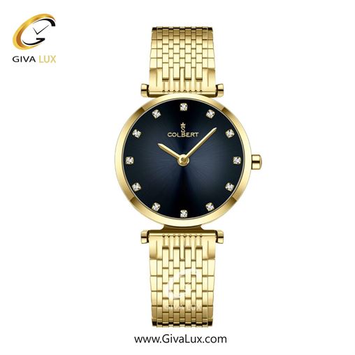 ساعت مچی اورجینال زنانه کلبرت COLBERT طلایی | طلایی| سرمه ای| کد رفرنس 0341L