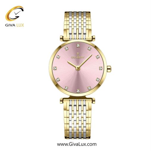 ساعت مچی اورجینال زنانه کلبرت COLBERT طلایی | طلایی-نقره ای| شامپاینی| کد رفرنس 0341L