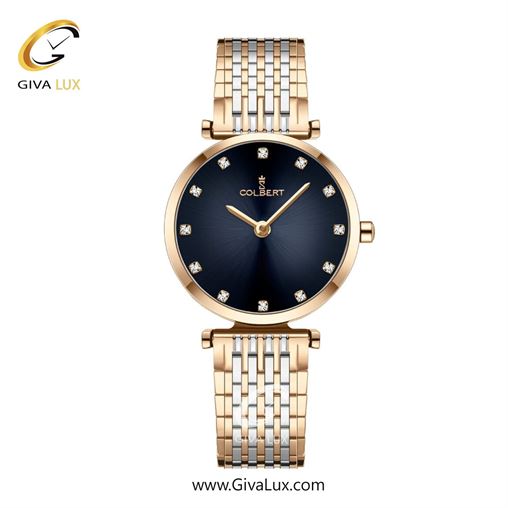 ساعت مچی اورجینال زنانه کلبرت COLBERT رزگلد | رزگلد-نقره ای| سرمه ای| کد رفرنس 0341L
