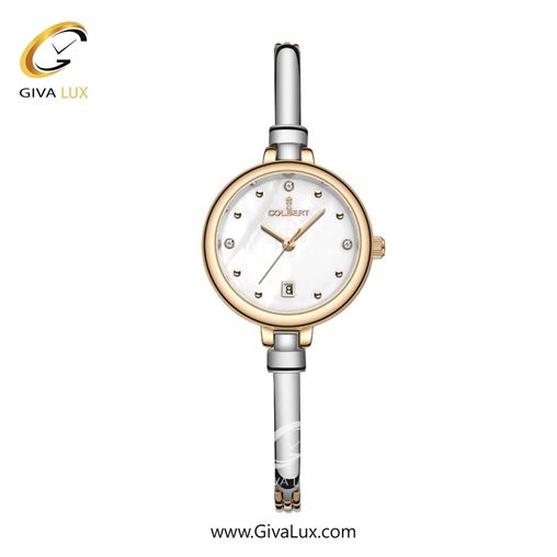 ساعت مچی اورجینال زنانه کلبرت COLBERT رزگلد | نقره ای| سفید صدفی| کد رفرنس 0343L