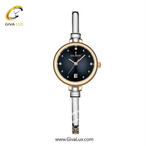 ساعت مچی اورجینال زنانه کلبرت COLBERT رزگلد | نقره ای| سرمه ای| کد رفرنس 0343L
