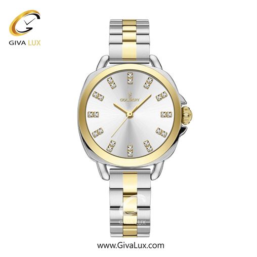 ساعت مچی اورجینال زنانه کلبرت COLBERT طلایی | نقره ای-طلایی| نقره ای| کد رفرنس  0344L
