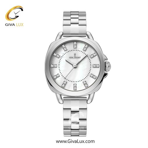 ساعت مچی اورجینال زنانه کلبرت COLBERT نقره ای | نقره ای| سفید صدفی| کد رفرنس 0344L