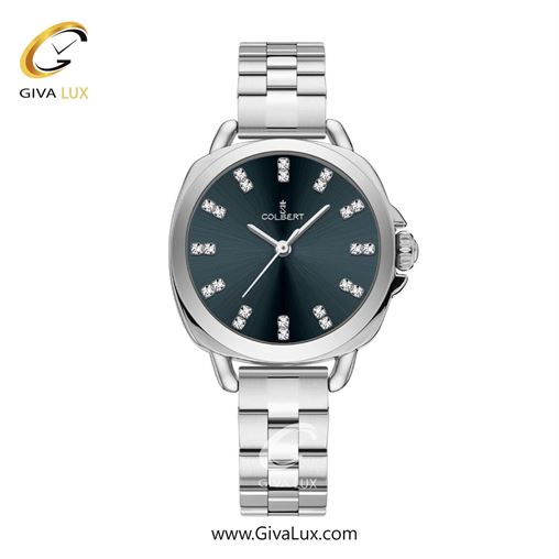 ساعت مچی اورجینال زنانه کلبرت COLBERT نقره ای | نقره ای| سرمه ای| کد رفرنس 0344L