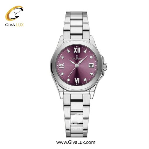 ساعت مچی اورجینال زنانه کلبرت COLBERT نقره ای | نقره ای| بنفش| کد رفرنس 0345L