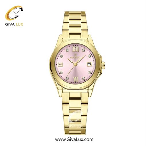 ساعت مچی اورجینال زنانه کلبرت COLBERT طلایی | طلایی| شامپاینی| کد رفرنس 0345L