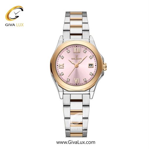 ساعت مچی اورجینال زنانه کلبرت COLBERT رزگلد | نقره ای-رزگلد| صورتی| کد رفرنس 0345L