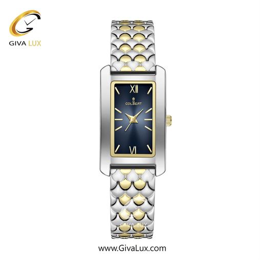ساعت مچی اورجینال زنانه کلبرت COLBERT نقره ای-طلایی | نقره ای-طلایی| سرمه ای| کد رفرنس 0346L