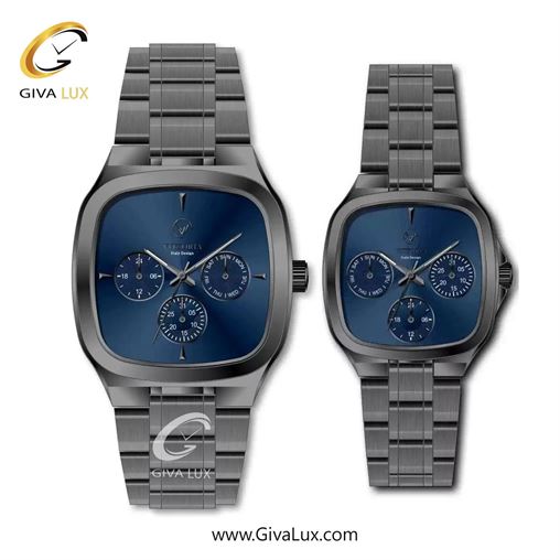 ساعت مچی اورجینال زنانه ویتوریا | Vittoria سه موتوره فول تایم تیتانیوم | تیتانیوم(زغالی)| سرمه ای| کد رفرنس VT3466L 3466-4.jpg