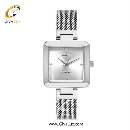 ساعت مچی اورجینال زنانه فروچی Ferrucci  نقره ای | نقره ای| نقره ای| کد رفرنس FC 3644.01 3467.01.jpg