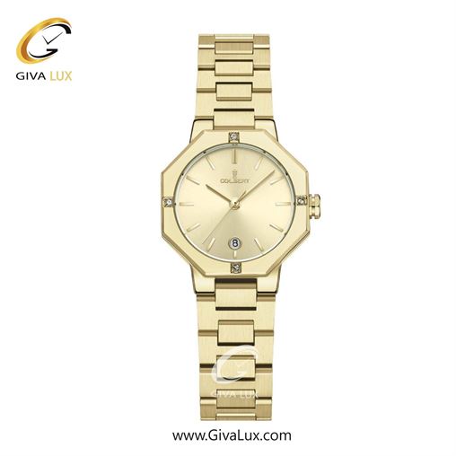 ساعت مچی اورجینال زنانه کلبرت COLBERT طلایی | طلایی| طلایی| کد رفرنس 0347L