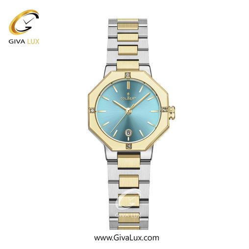 ساعت مچی اورجینال زنانه کلبرت COLBERT طلایی | طلایی-نقره ای| آبی| کد رفرنس 0347L