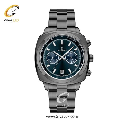 ساعت مچی اورجینال مردانه کلبرت COLBERT سه موتوره فول تایم تیتانیوم | تیتانیوم| سرمه ای| کد رفرنس 0350M