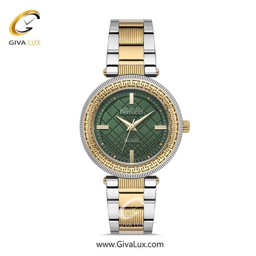 ساعت مچی اورجینال زنانه فروچی Ferrucci  نقره ای | نقره ای| نقره ای| کد رفرنس FC 3546.01 3546.02.jpg