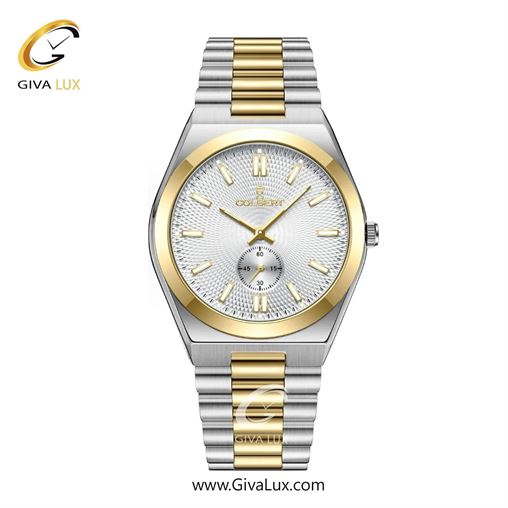 ساعت مچی اورجینال مردانه کلبرت COLBERT دو موتوره زیر ثانیه طلایی | نقره ای-طلایی| نقره ای| کد رفرنس  0358M