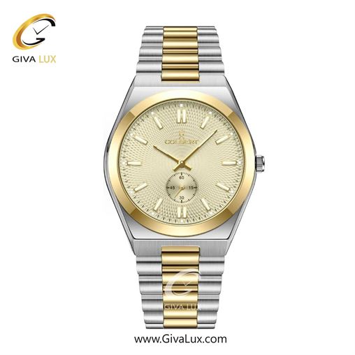 ساعت مچی اورجینال مردانه کلبرت COLBERT دو موتوره زیر ثانیه طلایی | طلایی-نقره ای| طلایی| کد رفرنس 0358M