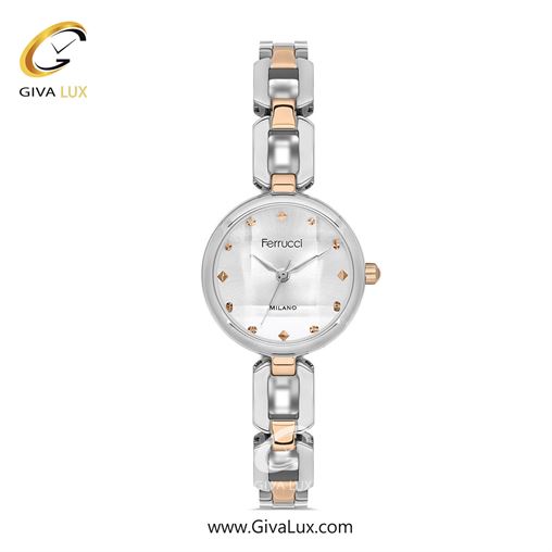 ساعت مچی اورجینال زنانه فروچی Ferrucci  نقره ای | نقره ای| نقره ای| کد رفرنس FC 3644.01 3644.05.jpg
