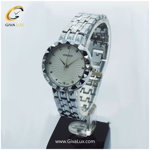 ساعت زنانه بند فلزی ورساچه موتور ژاپن