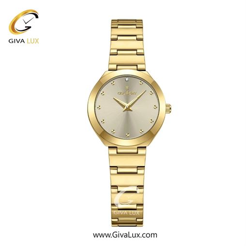 ساعت مچی اورجینال زنانه کلبرت COLBERT طلایی | طلایی| خاکی| کد رفرنس 0365L