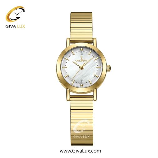 ساعت مچی اورجینال زنانه کلبرت COLBERT طلایی | طلایی| سفید صدفی| کد رفرنس 0367L