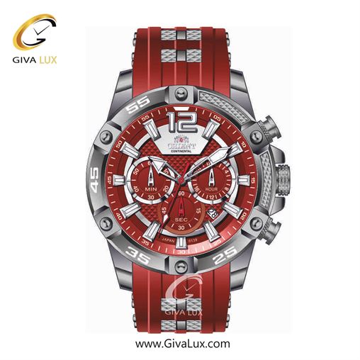 ساعت مچی اورجینال مردانه اورینت (کانتیننتال) | Orient (Continental) سه موتوره کرنوگراف تیتانیوم | زرشکی| زرشکی| کد رفرنس 139