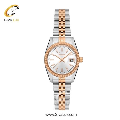 ساعت مچی اورجینال زنانه فریلوک Freelook رزگلد | رزگلد-نقره ای| نقره ای| کد رفرنس FL.4.10001-5