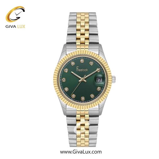 ساعت مچی اورجینال زنانه فریلوک Freelook طلایی | طلایی| نقره ای| کد رفرنس FL.4.10015-3 4.10015-5.jpg