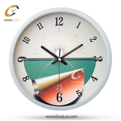 ساعت دیواری اورجینال مارال PVC سفید| کد رفرنس 40