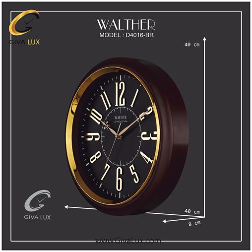 ساعت دیواری اورجینال والتر چوب قهوه ای| کد رفرنس 4016BR 4016-BR-2.jpg