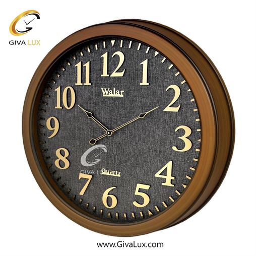 ساعت دیواری اورجینال والار PVC قهوه ای| کد رفرنس 601