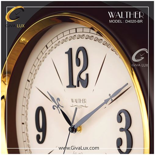 ساعت دیواری اورجینال والتر چوب قهوه ای| کد رفرنس 4020BR 4020-BR-1.jpg