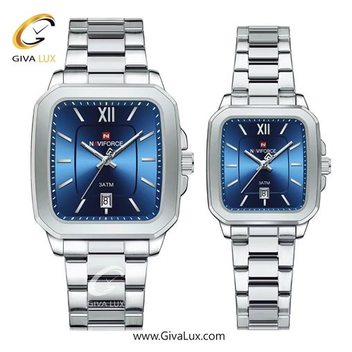 ساعت مچی اورجینال ست ناوی فورس|Naviforce|نوی فورس|نیوی فورس طلایی-نقره ای | نقره ای-طلایی| نقره ای| کد رفرنس NF9239 S/W/G 412_NF9239-SBES.jpg