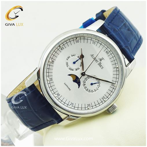 ساعت مچی مردانه بند چرمی سه موتوره آلبرت ترایس مدل AT20296