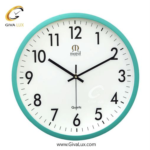 ساعت دیواری اورجینال مارال PVC سبز| کد رفرنس 42