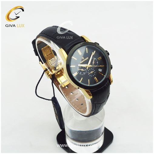 ساعت زنانه طرح سه موتوره رومانسون بند چرمی