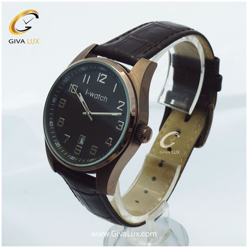 ساعت زنانه آی واچ بندچرمی تقویم دار