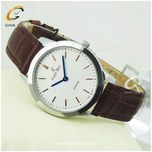 ساعت مچی زنانه بند چرمی آلبرت ترایس مدل AT20295