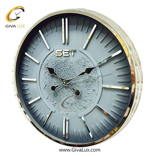 ساعت دیواری آلیاژ فلزی ست عرض قاب 65 سانتیمتر  | نقره ای | کد رفرنس 112 451_114-3.jpg
