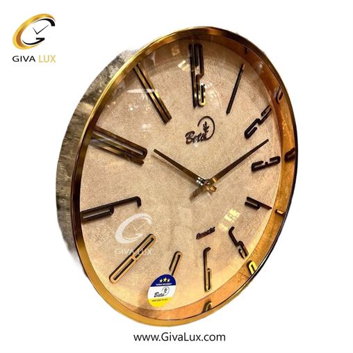 ساعت دیواری اورجینال بتیس آلیاژ فلزی طلایی| کد رفرنس 3026 4520-01.jpg