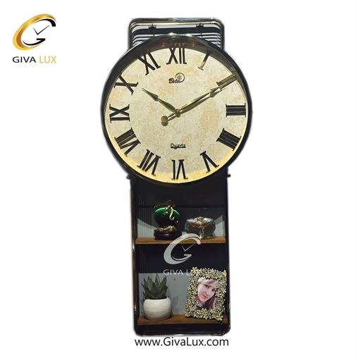 ساعت دیواری اورجینال بتیس آلیاژ فلزی نقره ای| کد رفرنس 4550 4550-3.jpg